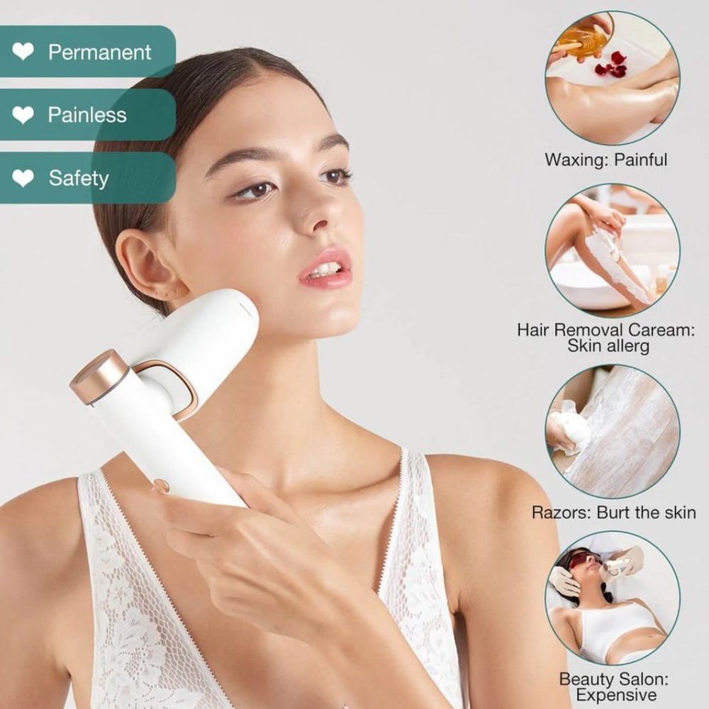 BoSidin Painless Permanent Hair Removal Device - Body & Face (Used Twice)